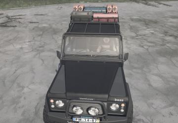 Land Rover Defender D90 TD5 Black Edition v18.05.19 for Spintires: MudRunner (v22.03.19)