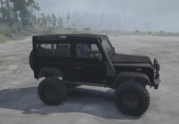 Land Rover Defender D90 TD5 Black Edition v18.05.19 for Spintires: MudRunner (v22.03.19)