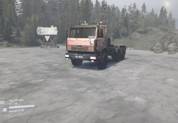 Fox and Wolf KamAZ 44108 and KamAZ 7330 (Logging Trucks Pack) v1.0 for Spintires: MudRunner (v07.08.19)