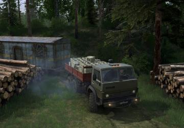 Map «Village 2: Flood» version 1.0 for Spintires: MudRunner (v25.02.21)