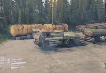 MAZ-505 TZ-500 Fuel Tanker version 1.0 for Spintires: MudRunner (v25.02.21)