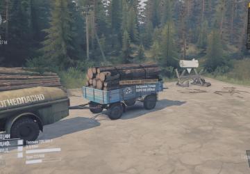 MAZ-505 TZ-500 Fuel Tanker version 1.0 for Spintires: MudRunner (v25.02.21)