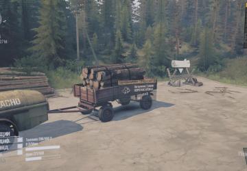 MAZ-505 TZ-500 Fuel Tanker version 1.0 for Spintires: MudRunner (v25.02.21)