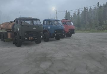 MAZ-515 Blue and Khaki version 1.0 for Spintires: MudRunner (v18.10.18)