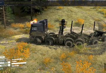 MAZ 8x8 version маз 8 х 8 for Spintires: MudRunner (v14.08.19)
