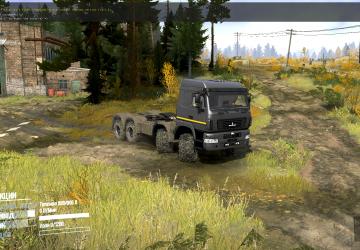 MAZ 8x8 version маз 8 х 8 for Spintires: MudRunner (v14.08.19)