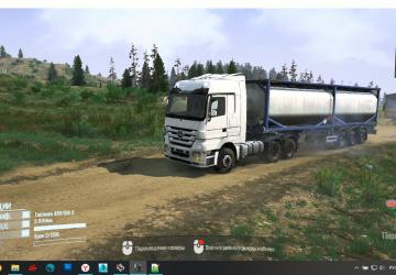 Mercedes Benz Actros version 23.01.20 for Spintires: MudRunner (v10.06.19)