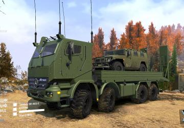 Mercedes-Benz Actros HABRV version 3 for Spintires: MudRunner (v10.06.19)