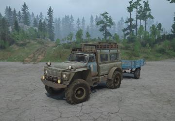 Monster GAZ 4x4 version 1.0 for Spintires: MudRunner (v25.02.21)
