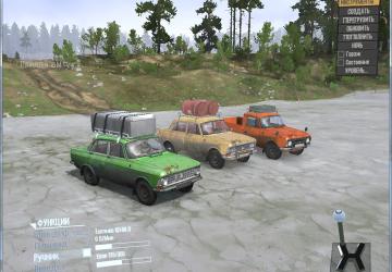 Moskvich-408-Izh-2115 version 10.06.19 for Spintires: MudRunner (v10.06.19)