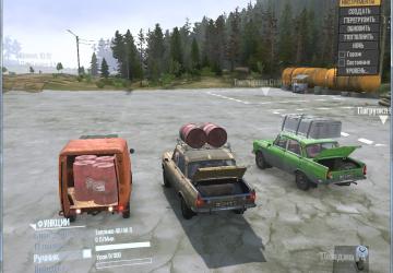 Moskvich-408-Izh-2115 version 10.06.19 for Spintires: MudRunner (v10.06.19)