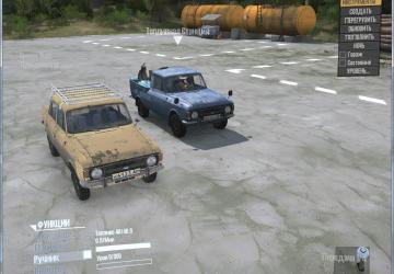 Moskvich-408-Izh-2115 version 10.06.19 for Spintires: MudRunner (v10.06.19)