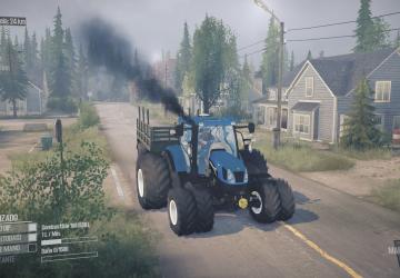 New Holland T6160 version v1 for Spintires: MudRunner (v10.06.19)