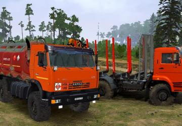 Pack kamaz 4310/65222/44108 ojalaaki edit v4 for Spintires: MudRunner (v25.02.21)