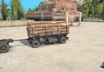 Log Truck Trailer Pack version 1 for Spintires: MudRunner (v18.10.18)