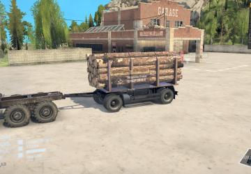 Log Truck Trailer Pack version 1 for Spintires: MudRunner (v18.10.18)