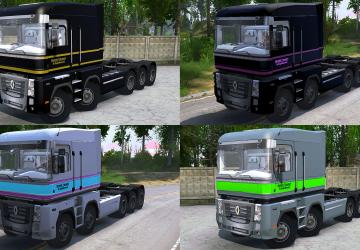 Texture Pack (16) for Renault Magnum 8x8 version 1 for Spintires: MudRunner (v10.06.19)