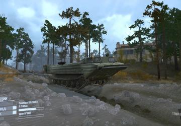Floating PTS-M version final 1 for Spintires: MudRunner (v10.06.19)