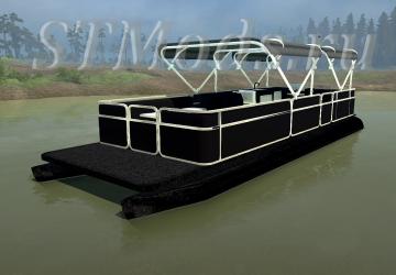 Pontoon Boat version 1.0 for Spintires: MudRunner (v14.08.19)