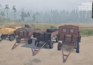 Trailers and Semi-Trailers from SpinTires (Vehicle Pack 01 DLC) v1.0 for Spintires: MudRunner (v25.02.21)
