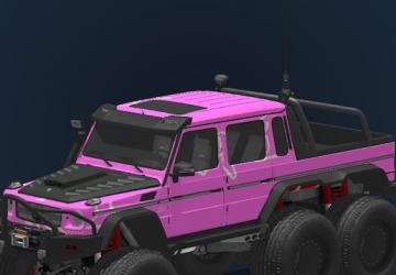 Pink G-Wagen 6x6 for Spintires: MudRunner (v07.08.19)