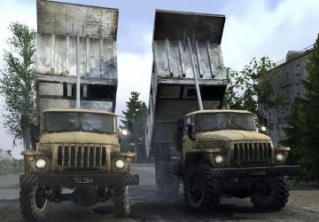 Ural-43205 and Ural-4320-1221 Dump Trucks v1.0 for Spintires: MudRunner (v29.09.22)