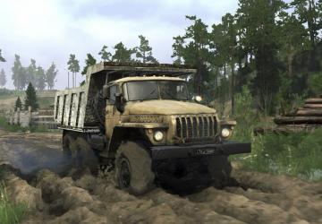 Ural-43205 and Ural-4320-1221 Dump Trucks v1.0 for Spintires: MudRunner (v29.09.22)