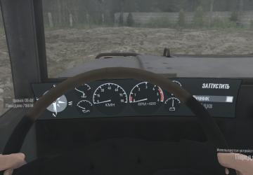 Speedometer and Tachometer with Markings version 1.0 for Spintires: MudRunner (v18.10.18)