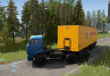 Van Trailer Texture version 1.0 for Spintires: MudRunner (v22.03.19)