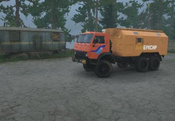 Tech Support 1 KUNG Texture version 1.0 for Spintires: MudRunner (v10.06.19)