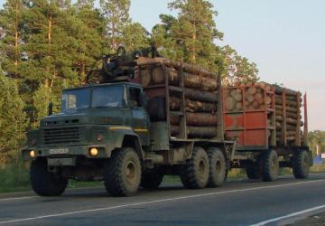 Leskhoz Texture for Default KrAZ 260 version 1.0 for Spintires: MudRunner (v25.02.21)
