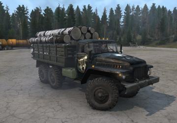 Ural-375 Texture Night Hunter version 30.06.20 for Spintires: MudRunner (v10.06.19)