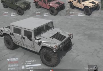 Textures for Chevrolet K5 Blazer, Ford F150, Hummer H1 from DLS America v1.0 for Spintires: MudRunner (v18.10.18)