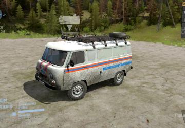 Textures and Flashers for UAZ-452 (3741) version 3.0 for Spintires: MudRunner (v10.06.19)