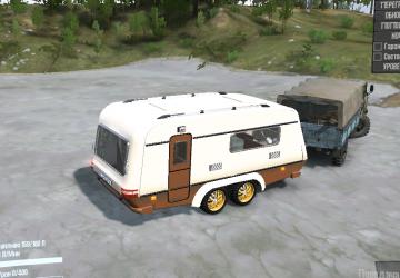 CARAVAN 2-Axle Trailer version 01 for Spintires: MudRunner (v10.06.19)