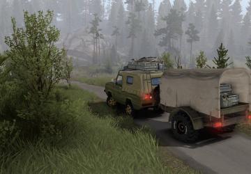 UAZ-3907 Jaguar version 1 for Spintires: MudRunner (v07.08.19)