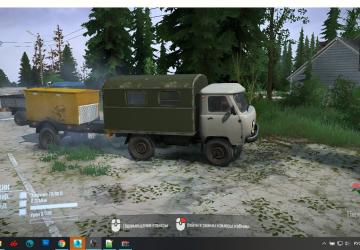 UAZ-452 Flatbed version 1.0 for Spintires: MudRunner (v10.06.19)