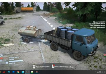 UAZ-452 Flatbed version 1.0 for Spintires: MudRunner (v10.06.19)