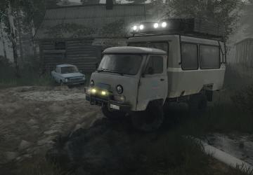 UAZ 452D and UAZ 3303 version 2.0 for Spintires: MudRunner (v10.06.19)