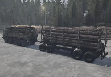 Ural-6614/KAMAZ-63501 version 18.11.19 for Spintires: MudRunner (v14.08.19)