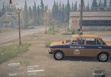 VAZ-2106 Police version 11.12.21. for Spintires: MudRunner (v25.02.21)