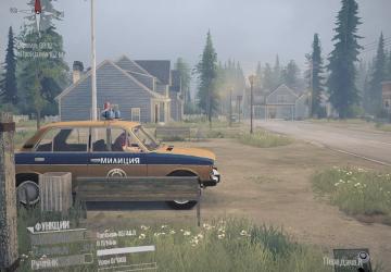 VAZ-2106 Police version 11.12.21. for Spintires: MudRunner (v25.02.21)