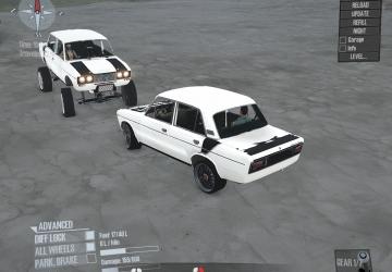 VAZ-2106 Turbo Lada on Air Suspension version 19.07.16 for Spintires: MudRunner (v25.02.21)