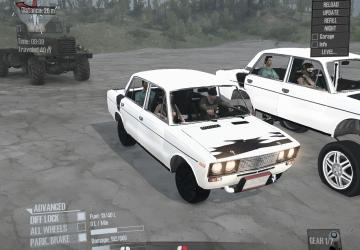 VAZ-2106 Turbo Lada on Air Suspension version 19.07.16 for Spintires: MudRunner (v25.02.21)