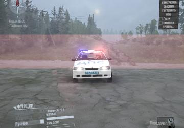 VAZ 2115 Traffic Police version 1.0 for Spintires: MudRunner (v25.02.21)