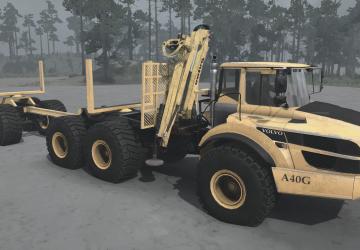 Volvo A40g version 1.3 for Spintires: MudRunner (v10.06.19)