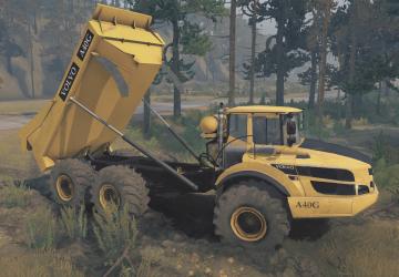 Volvo A40g version 1.3 for Spintires: MudRunner (v10.06.19)
