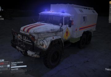 ZIL-131 EMERCOM of Russia version 1.0 for Spintires: MudRunner (v10.06.19)