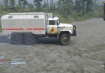 ZIL-131 EMERCOM of Russia version 1.0 for Spintires: MudRunner (v10.06.19)