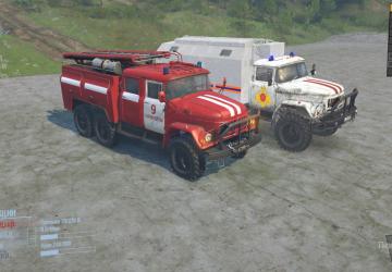 ZIL-131 EMERCOM of Russia version 1.0 for Spintires: MudRunner (v10.06.19)